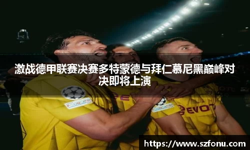 激战德甲联赛决赛多特蒙德与拜仁慕尼黑巅峰对决即将上演